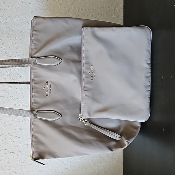 kate spade tote bag and pouch, taupe color - Picture 2 of 16